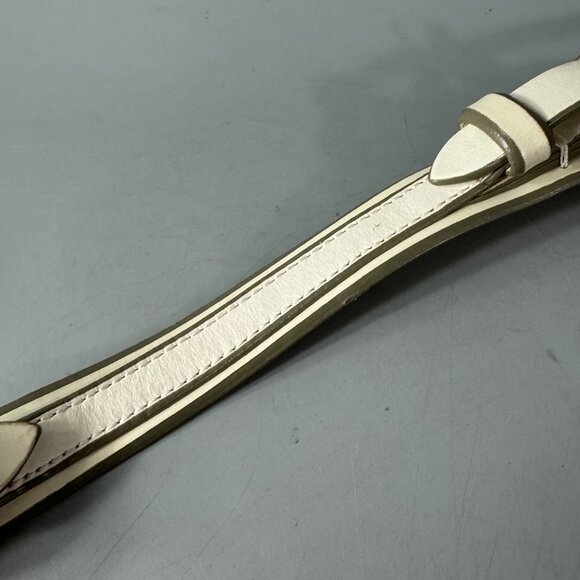 Dooney & Bourke Ivory Leather Shoulder Strap w/ Hanging Charm - Picture 5 of 12